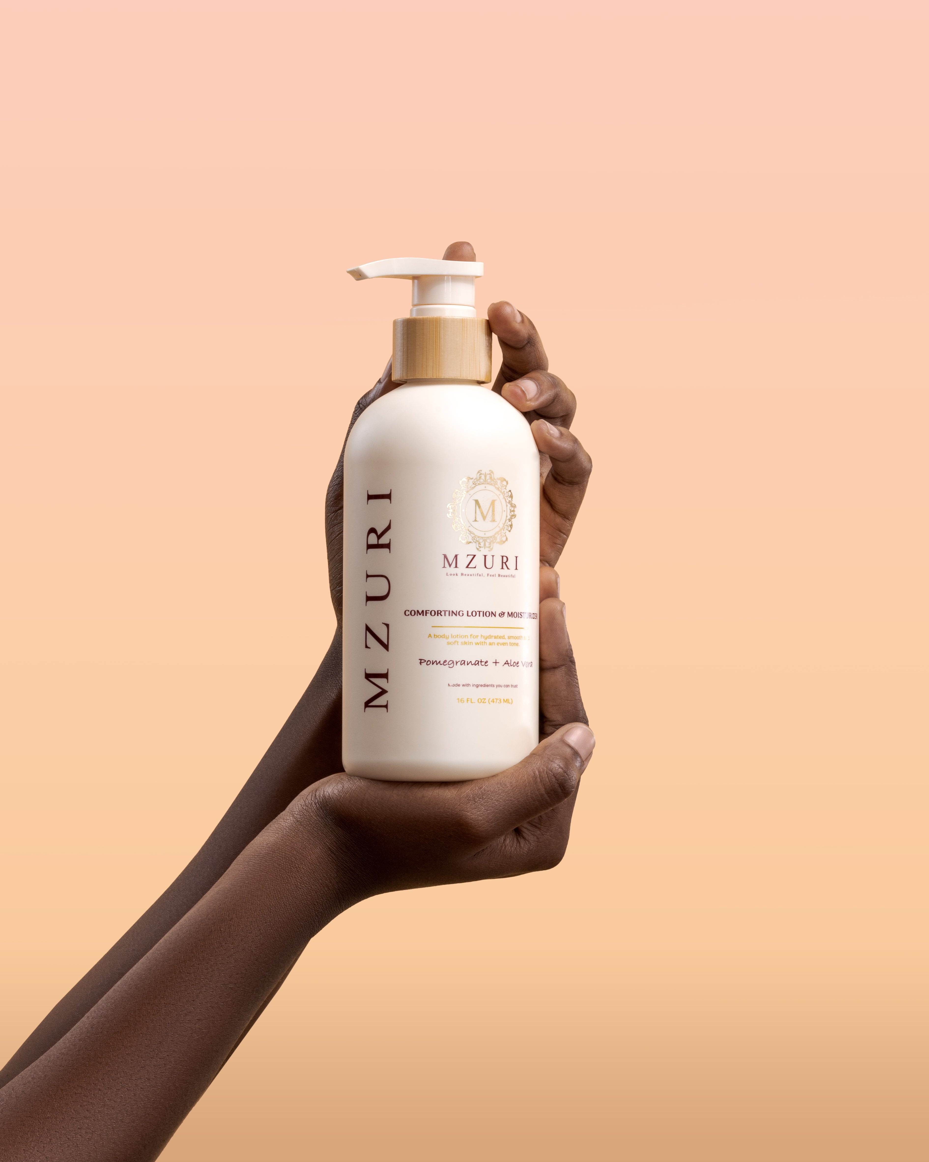 Lotion texture close-up