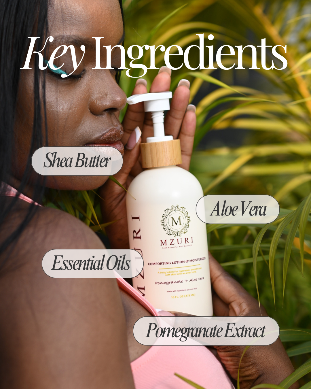 Body Lotion & Moisturizer | Pomegranate | Aloe Vera