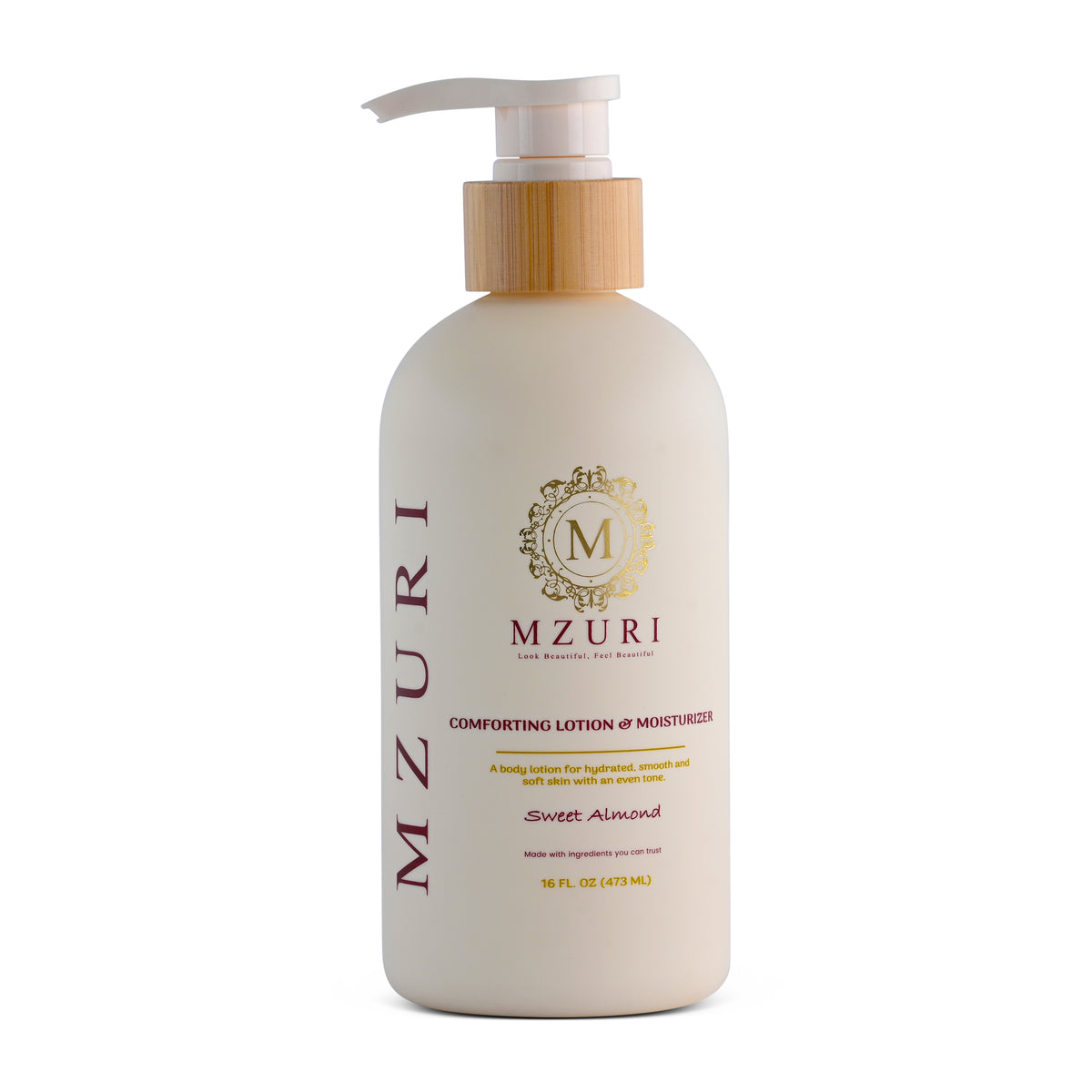 Body Lotion And Moisturizer Sweet Almond Mzuri Cosmetics Usa